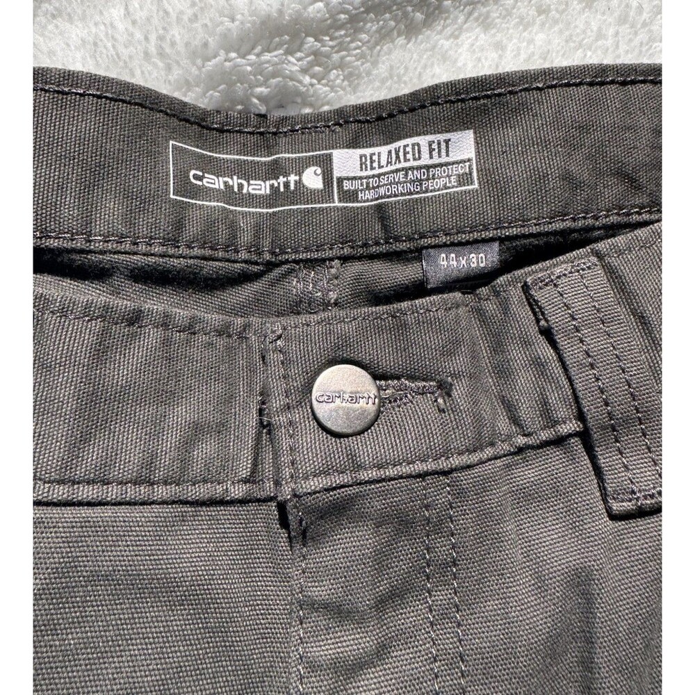 Carhartt Men's Relaxed Fit Rugged Fit Canvas Work Pants  44x30**READ Description - Picture 2 of 11
